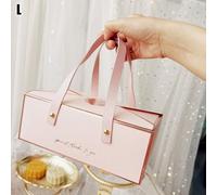 Scatola multifunzione in pelle per dolcetti, ideale per Capodanno, feste di compleanno e decorazioni per matrimoni (rosa L)