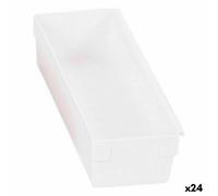 Scatola Multiuso Componibile Bianco 22,5 x 8 x 5,3 cm [24 Unità]