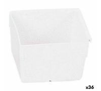Scatola Multiuso Componibile Bianco 8 x 8 x 5,3 cm [36 Unità]