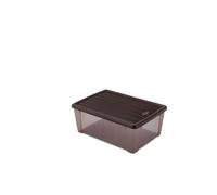SCATOLA MULTIUSO 'ELEGANCE BOX' L cm 36,5 x 25,5 x h 14 moka/moka