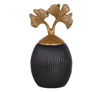 Scatola multiuso Nero Oro Alluminio 15 x 15 x 29 cm