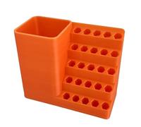 Scatola multiuso per attrezzi contiene punte per cacciavite, chiodi, dado, design leggero, per uso domestico e garage, porta punte per cacciavite