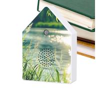 Scatola Musicale Canto | Dispositivo Musica Rumore Bianco Con Timer,Scatola Per Il Cinguettio Naturale Con Sensore Di Movimento | Per Camera Da Bagno Salone Di Bellezza Sala Da Tè Meditazione Viaggio
