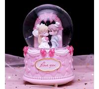 Scatola Musicale Carosello Rotante con Cavalli E Musica Automatica Design Lusso per Arredamento Casa(J)