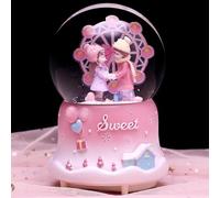 Scatola Musicale Carosello Rotante con Cavalli E Musica Automatica Design Lusso per Arredamento Casa(E)