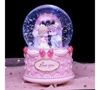 Scatola Musicale Carosello Rotante con Cavalli E Musica Automatica Design Lusso per Arredamento Casa(A)