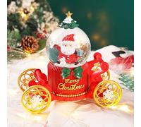 Scatola Musicale con Carosello E Cavalli Danzanti Luci Colorate Cambio Colore Automatico per Bambini(F)