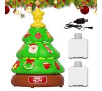 Scatola musicale per albero di Natale, macchina bolle Luci a LED carillon natalizio Musica natalizia decorazioni bambini, con