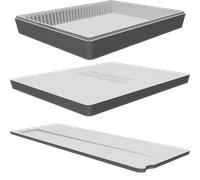 Scatola Organizer 30 Campioni Colore Swatch Compatibile Etichette Avery 3D