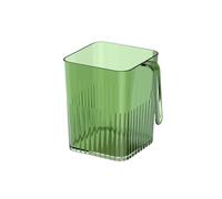 Scatola organizer for frigorifero con maniglia Scatola portaoggetti for porta laterale del frigorifero Contenitore da cucina, custodia for alimenti freschi for frutta e verdura, 3 pezzi(Verde)