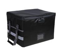 Scatola organizer ignifuga con organizer pieghevole ignifugo per documenti con maniglia per la conservazione sicura delle lettere