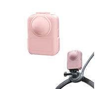 Scatola organizer in plastica per Osmo 360, custodia protettiva con protezione per lo schermo e cuscinetto morbido, apertura nella parte inferiore adatta per montaggio su staffa, rosa, Anti-caduta