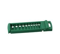 Scatola organizer per bussole 1/4 3/8/2 Drive ABS binario in plastica | Contiene chiavi a bussola da 1/4, 3/8 e 0,5" in appositi slot per mantenere i tuoi strumenti ordinatamente organizzati.