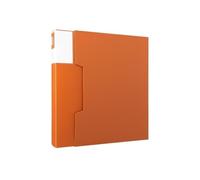 Scatola organizer per cartelle Cartella multistrato A4, 80 pagine, libro informativo con inserti trasparenti, cartella for spartiti musicali e materiale for ufficio(Orange)
