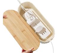 Scatola organizer per cavi, supporto sicuro per la gestione dei cavi, correttore e nascondiglio per cavi di estensione, design salvaspazio per studio, soggiorno e camera da letto, 33 x 13 x 11 cm
