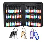 Scatola Organizer per Chiavi Ignifuga - Raccoglitore Portatile per 54 Chiavi con Cerniera Resistente | Borsa Porta Chîavi Ignifuga Gestori di Proprietà, Noleggio Auto e Settore Immobiliare