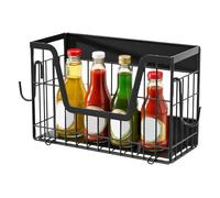 Scatola organizer per frigorifero - Ripiano magnetico da 31,5 pollici, spazio laterale per frigorifero, spazio laterale antiscivolo per frigorifro | Comodo organizer pieghevole da tavolo per l'armadi