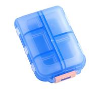Scatola Organizer Per Medicinali - Portapillole Portatile Con 10 Griglie | Contenitori Per Medicinali Impermeabili | Portapillole Antipolvere Di Grande Capacità Con Di Chiusura Ergonomico Per
