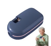 Scatola organizer per pillole da viaggio, mini separatore di pillole e tritatutto, dispenser portatile per medicinali per uso quotidiano a casa e in vacanza, porta tablet tascabile per un facile