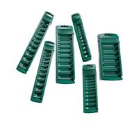 Scatola organizer per prese da /4", 3/8" e /2", supporto per guida in plastica ABS con slot dedicati, contenitore per attrezzi impilabile per meccanici e (lungo 6,35 mm)