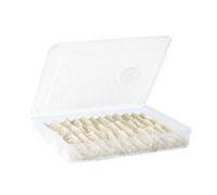 Scatola organizer per ravioli, contenitore multistrato per conservare gli alimenti, vassoio per conservare la freschezza della casa, grande capacità, per uso alimentare, con coperchio
