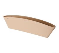 Scatola organizer per sedile auto, per adattarsi in generale con pelle sintetica, progettata per contenere telefono, portafoglio, chiavi e documenti, design sottile per la maggior parte dei sedili dei