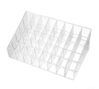Scatola organizer per trucchi, contenitore trasparente a 36/40 scomparti, con design a scomparti per un facile accesso e ordinamento, ideale per bagno o uso in viaggio (40 griglie)