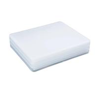 Scatola organizer trasparente multistrato per copritasti con struttura impilabile per allestimenti efficienti degli spazi lavoro e facile trasporto Custodia impilabile per copritasti con design