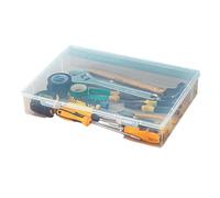 Scatola organizer trasparente per hardware, perfetta per gli appassionati e i progetti di miglioramento della casa