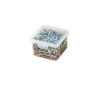 Scatola organizer trasparente per hardware, perfetta per gli appassionati e i progetti di miglioramento della casa