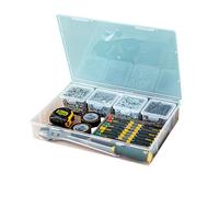 Scatola organizer trasparente per hardware, perfetta per gli appassionati e i progetti di miglioramento della casa