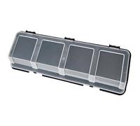 Scatola organizzativa a quattro scomparti per riporre gli attrezzi in modo efficiente e facile accesso in officine e case