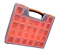 Scatola organizzatori di piccole parti con divisori rimovibili Archiviazione hardware con maniglia portatile per bulloni dadi viti chiodi vano utensili multiuso maniglia portatile