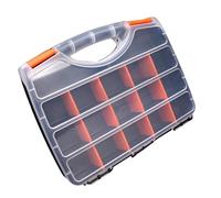 Scatola organizzatori di piccole parti con divisori rimovibili Archiviazione hardware con maniglia portatile per bulloni dadi viti chiodi vano utensili multiuso maniglia portatile