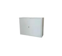 Scatola orizzontale con doppie porte, armadio metallico contatori for uso industriale, alloggiamento for monitor di illuminazione con porta chiudibile a chiave(Th H 60 x L 80 x W 18cm,Indoor)