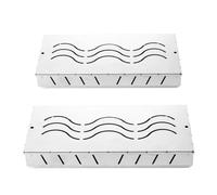 Scatola per affumicatore per trucioli di legno, scatola per affumicatore per barbecue, 2 scatole per affumicatori in acciaio inossidabile resistenti con coperchio incernierato | Aggiungi sapore di