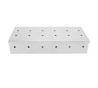 Scatola per affumicatore rettangolare professionale Aggiungi scatola per affumicatore in acciaio inossidabile con sapore di barbecue affumicato per accessori per barbecue