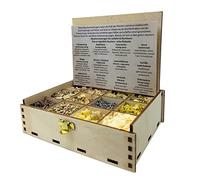 Scatola per affumicatura con 12 varietà di miscele di incenso, per dormire bene e sognare, 14 x 10 x 4 cm