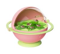 Scatola per allevamento di bachi da seta, facile da osservare, portatile, per piccoli animali domestici, divertente e educativa, per la crescita di habitat, trasparente, per scuola, aula e uso