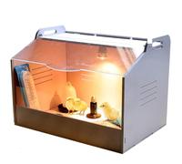 Scatola Per Allevatrice Per Pulcini, Scatola Per Allevatrice Per Piccoli Animali Con Termostato, Kit Lampadine, Finestra In Acrilico Trasparente, Riscalda Fino a 15 Pulcini, Per Galline, Anatre