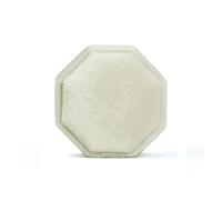 Scatola per anello Scatola portagioie ottagonale con tre scomparti, custodia for doppio anello, espositore for fedi nuziali for donna, orecchini Porta fedi(Color 30,Three ring box)