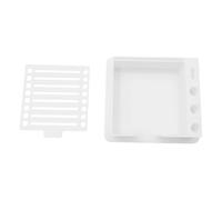 Scatola per appunti adesivi con portapenne e design ergonomico per un efficiente stoccaggio sulla scrivania ufficio Supporto per penna dispenser per appunti da tavolo