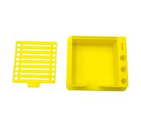 Scatola per appunti adesivi con portapenne e design ergonomico per un efficiente stoccaggio sulla scrivania ufficio Supporto per penna dispenser per appunti da tavolo