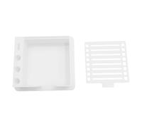 Scatola per appunti adesivi con portapenne e design ergonomico per una gestione efficiente della scrivania dell'ufficio