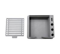 Scatola per appunti adesivi con portapenne e design ergonomico per una soluzione efficiente per organizzare la scrivania dell'ufficio