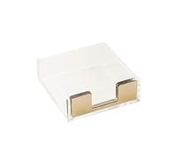 Scatola per appunti Organizzazione Semplice Accessori Creativi per Scrivania Scuola Oro