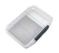 Scatola per attrezzatura da pesca con cuscinetto in spugna, scatola portaoggetti per mosche, attrezzatura da pesca volante, cucchiaio, gancio, esche, organizer per vassoio con inserto in spugna