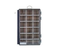 Scatola per attrezzatura da pesca, organizer per esche con divisori rimovibili, organizer per vassoi portatili, soluzione per riporre attrezzi da pesca