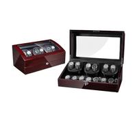 Scatola Per Automatici Orologi 6+7 Scatola Per Orologi Di Lusso Morbido Cuscinetto Per Orologio Dotato Di Motore Silenzioso E 5 Modalità Di Rotazione Per Uomo E Donna