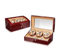 Scatola Per Automatici Orologi 6+7 Scatola Per Orologi Di Lusso Morbido Cuscinetto Per Orologio Dotato Di Motore Silenzioso E 5 Modalità Di Rotazione Per Uomo E Donna